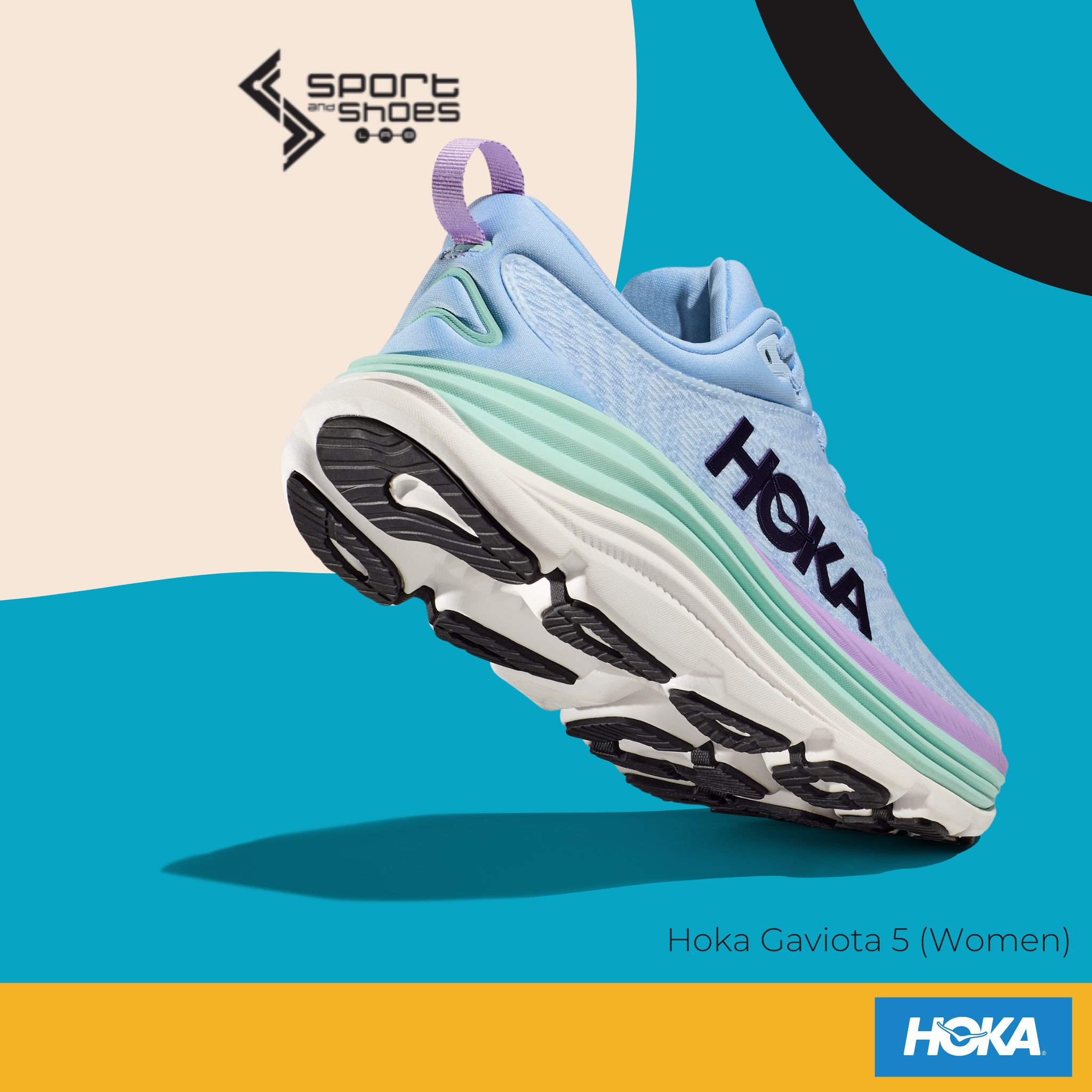 hoka Gaviota5 WIDE (W) (1134270-ABSO)